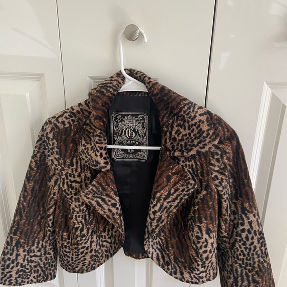 Guess leopard crop jacket…XS - Picture 4 of 4